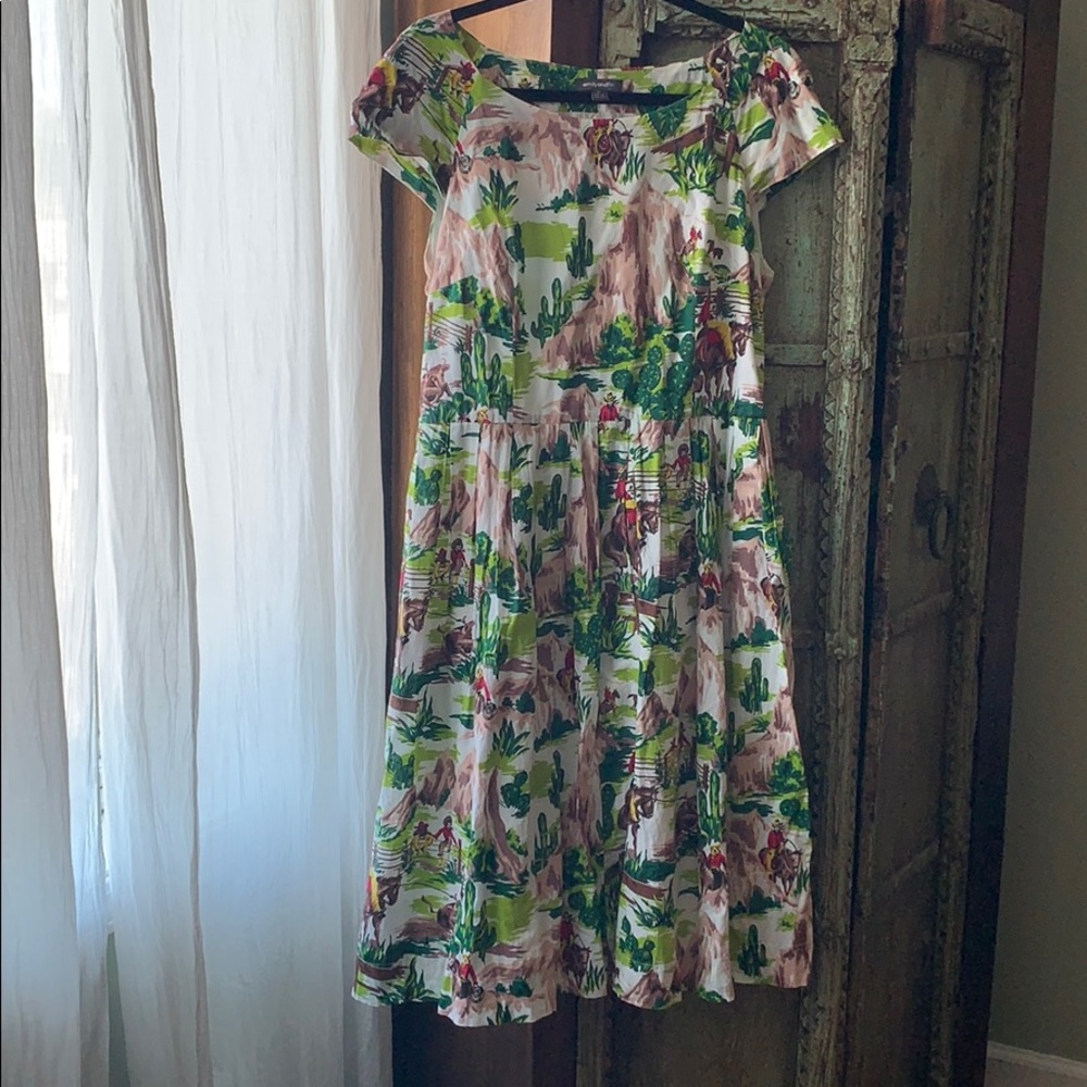 Emily and fin cowboy Claudia dress